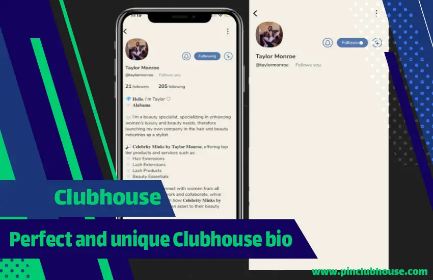 clubhouse bio