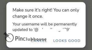 how to change username on clubhouse