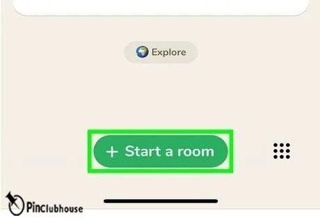 Start a Room option