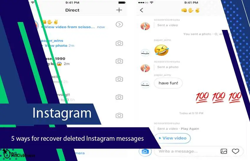 5 ways for recover deleted Instagram messages