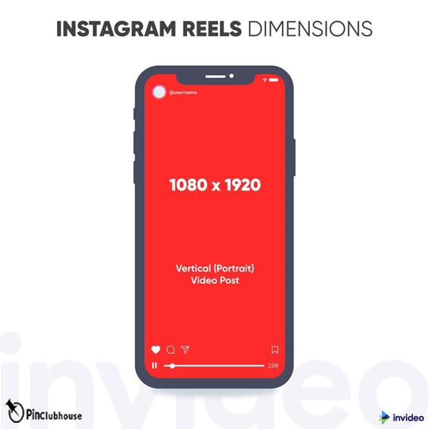 Dimensions of Instagram Reels