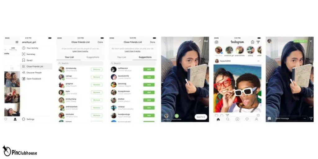 add people as close friends on Instagram