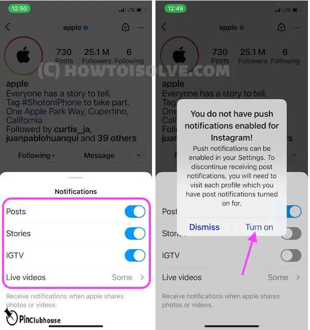 Disable Notifications for Just Instagram Stories