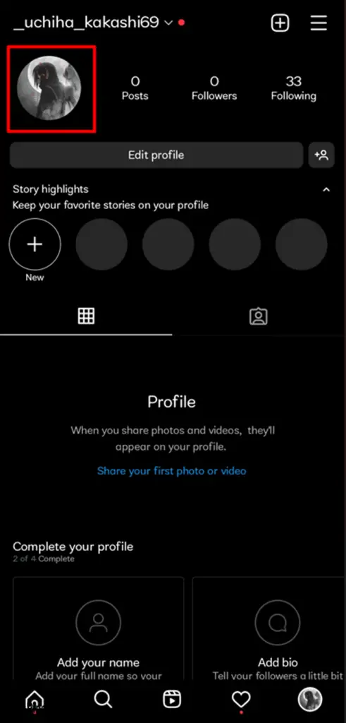 Instagram Profile Picture on Windows 10